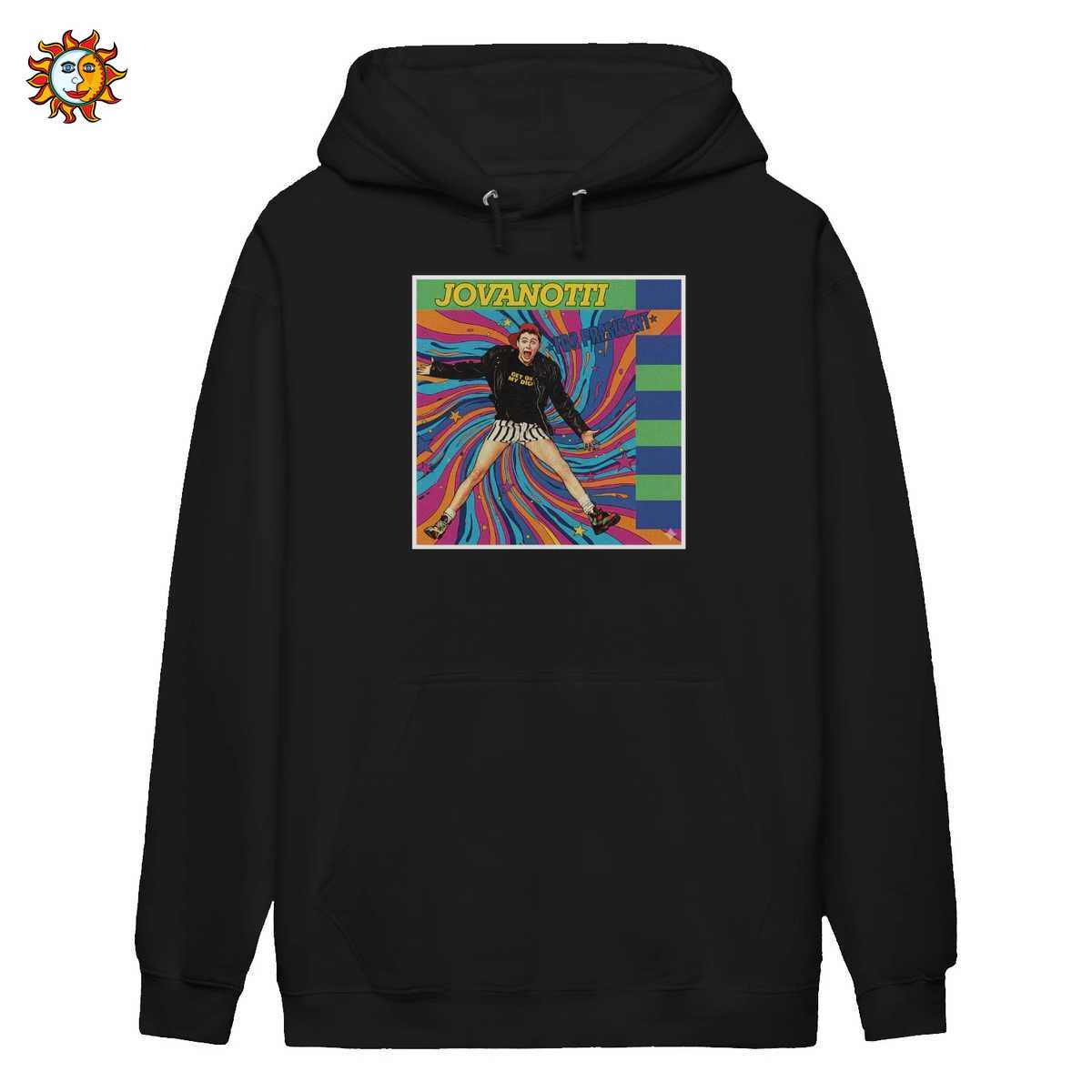T-shirt Jovanotti For President Retro: Maglietta Vintage Anni 80 2 Felpa con Cappuccio Jovanotti For President | Design Retrò Album Anni '80