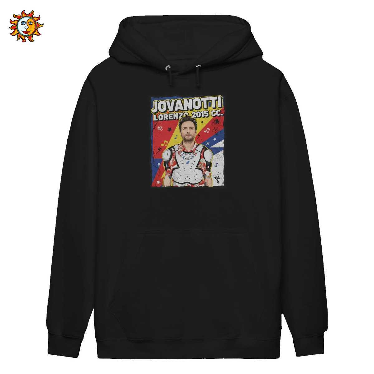 T-shirt Jovanotti Lorenzo 2015 CC | Maglietta Concerto Vintage Jova 2 Felpa con Cappuccio Jovanotti Lorenzo 2015 CC, Stile Vintage Tour Musicale