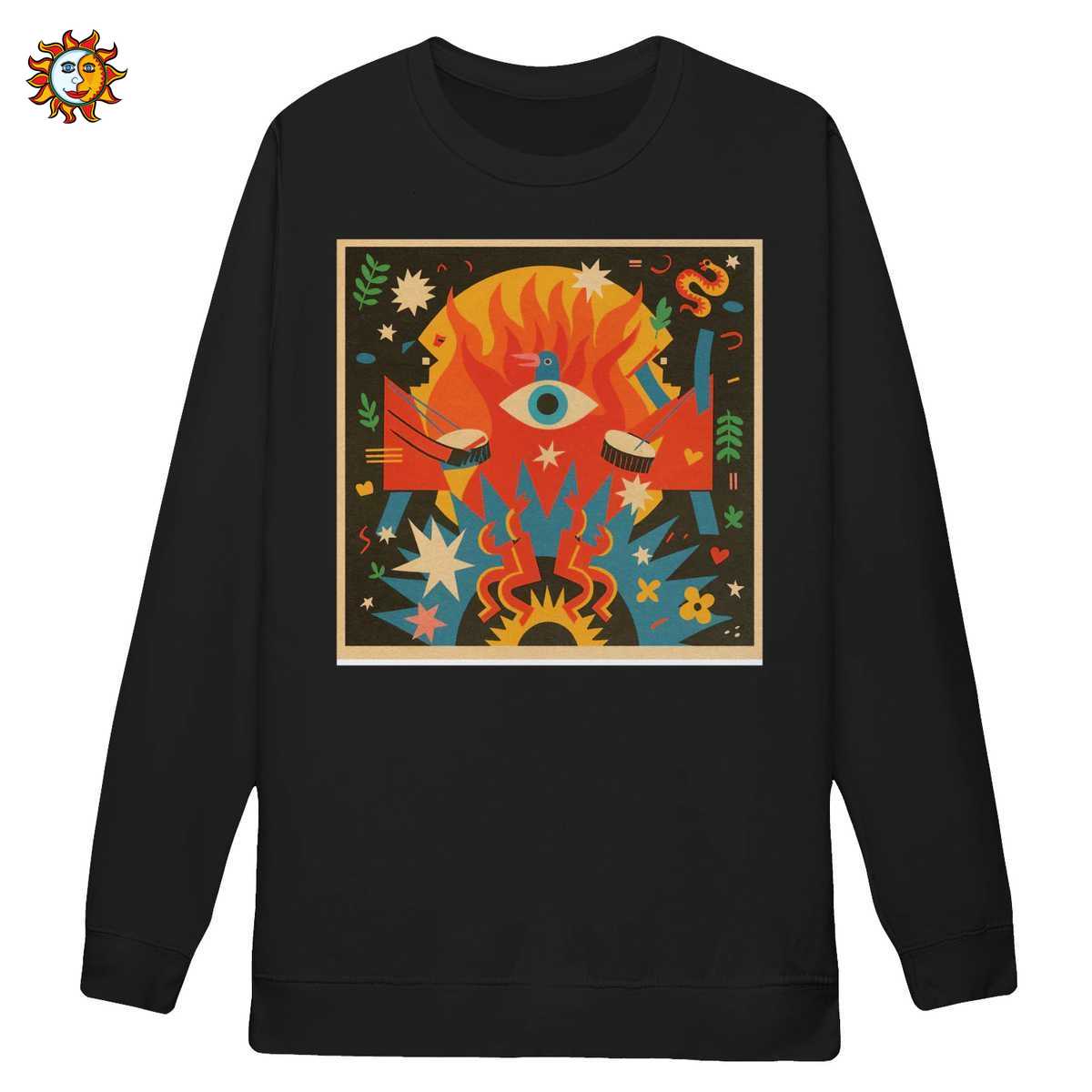 T-Shirt Jovanotti 'Il Boom' | Maglietta Ufficiale di Lorenzo Cherubini 3 Felpa Jovanotti Il Boom | Grafica Psichedelica Pop Art | Maglione Unisex