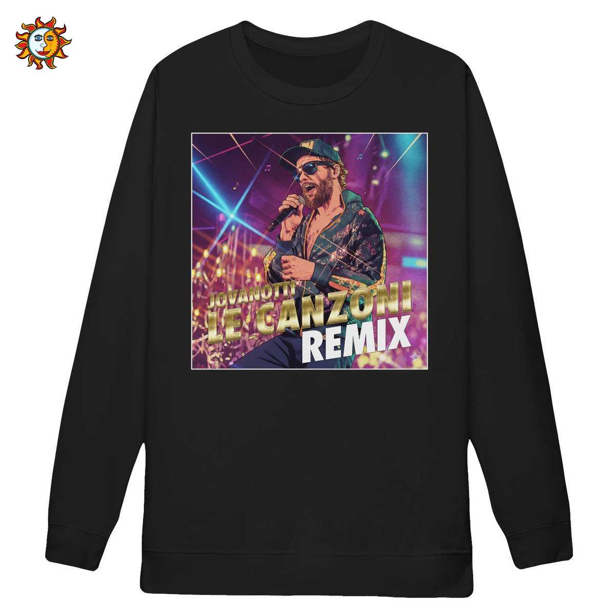 Maglietta Jovanotti Le Canzoni Remix - T-shirt Tributo in Stile Fumetto Retrò 2 Maglietta Jovanotti Le Canzoni Remix - T-shirt Tributo in Stile Fumetto Retrò - Image 2