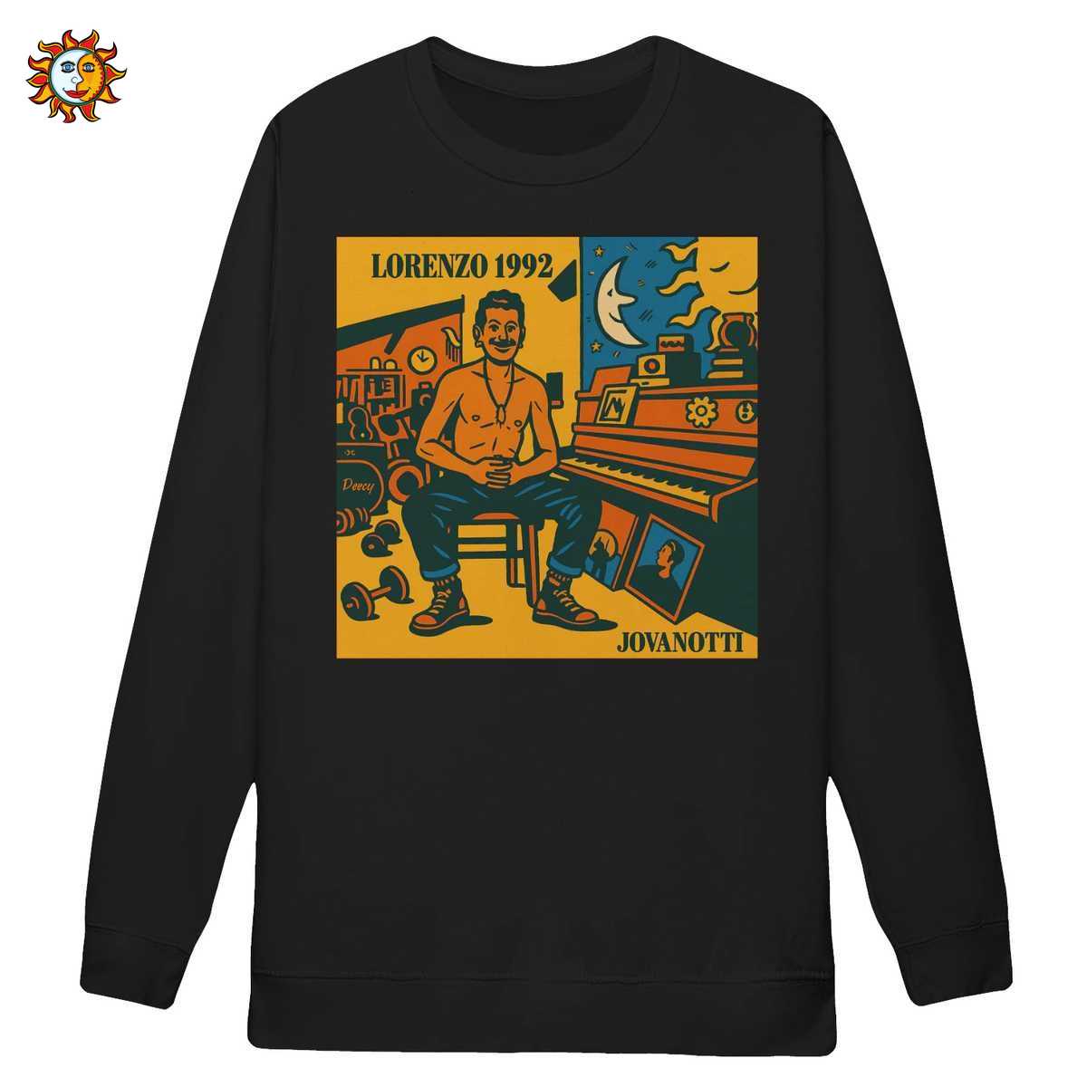 T-Shirt Jovanotti Lorenzo 1992: Maglietta Stile Fumetto Vintage Anni 90 3 T-Shirt Jovanotti Lorenzo 1992: Maglietta Stile Fumetto Vintage Anni 90 - Image 3
