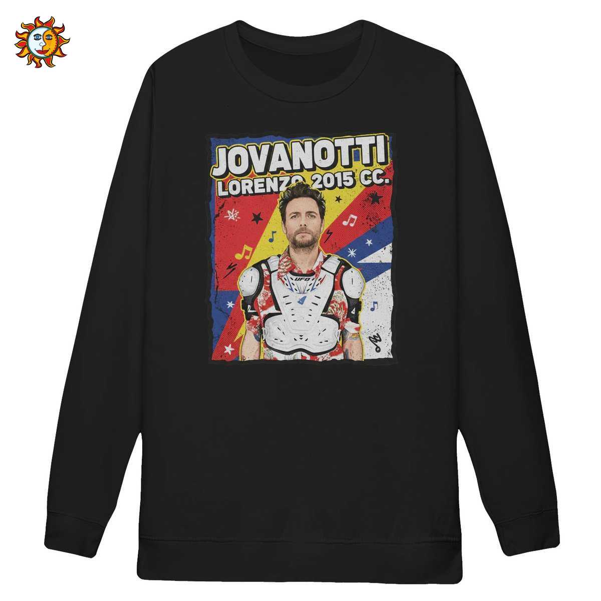 T-shirt Jovanotti Lorenzo 2015 CC | Maglietta Concerto Vintage Jova 4 Felpa Jovanotti Lorenzo 2015 CC Grafica Retrò da Concerto