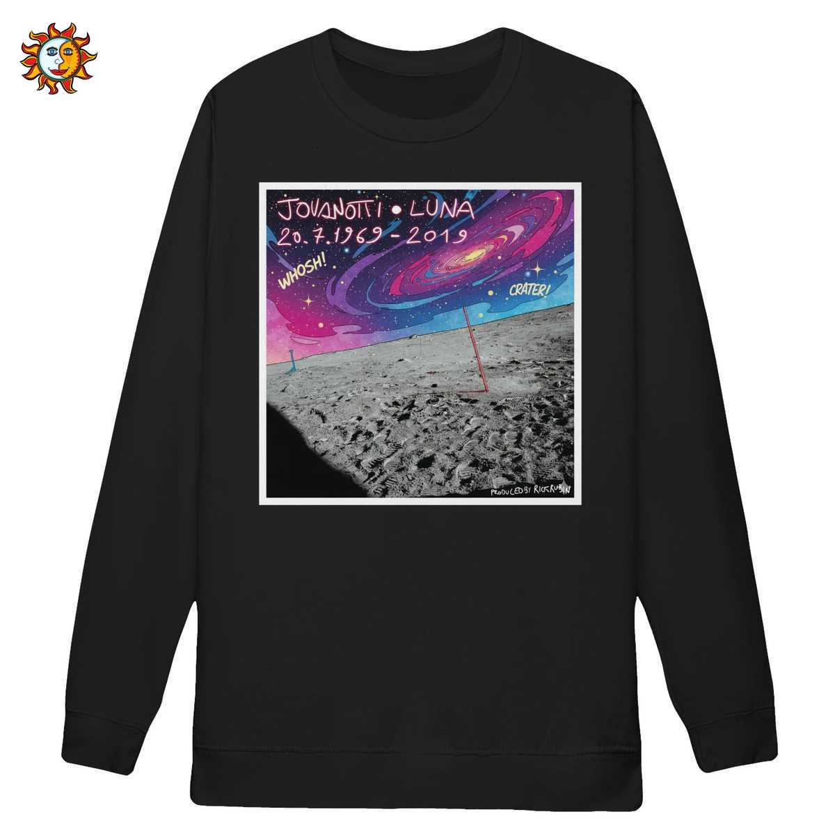 T-Shirt Jovanotti Luna | Maglietta Ufficiale Stile Fumetto Retrò 1969 3 T-Shirt Jovanotti Luna | Maglietta Ufficiale Stile Fumetto Retrò 1969 - Image 3