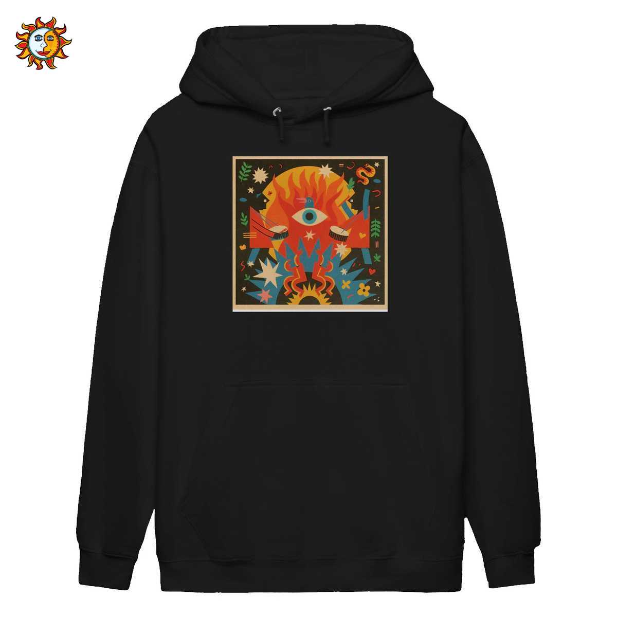 T-Shirt Jovanotti 'Il Boom' | Maglietta Ufficiale di Lorenzo Cherubini 2 Jovanotti Felpa IL Boom | Hoodie con Stampa Psichedelica e Colorata