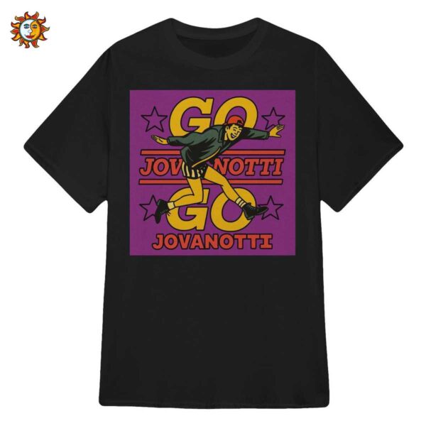 Maglietta Jovanotti 'Go Jovanotti Go' | T-Shirt Rétro Stile Fumetto Anni 90