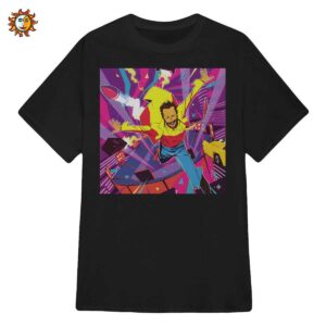 T-Shirt Jovanotti Backup Tour 2013 | Maglietta Ufficiale Stile Fumetto Retrò