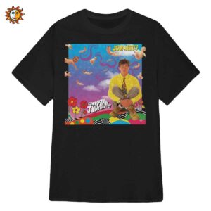 T-shirt Jovanotti - Giovani Jovanotti: Maglietta Vintage con Copertina Album Anni '80