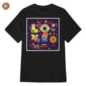 T-Shirt Jovanotti "I Love You Baby" | Maglietta Ufficiale Stile Fumetto Retrò