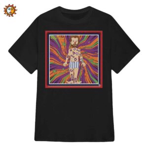Maglietta Jovanotti Il Corpo Umano | T-Shirt Vintage Stile Fumetto