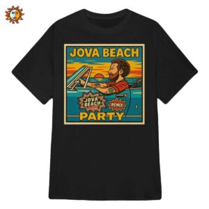 T-Shirt Jovanotti Jova Beach Party: Maglietta Stile Retrò Anni 80