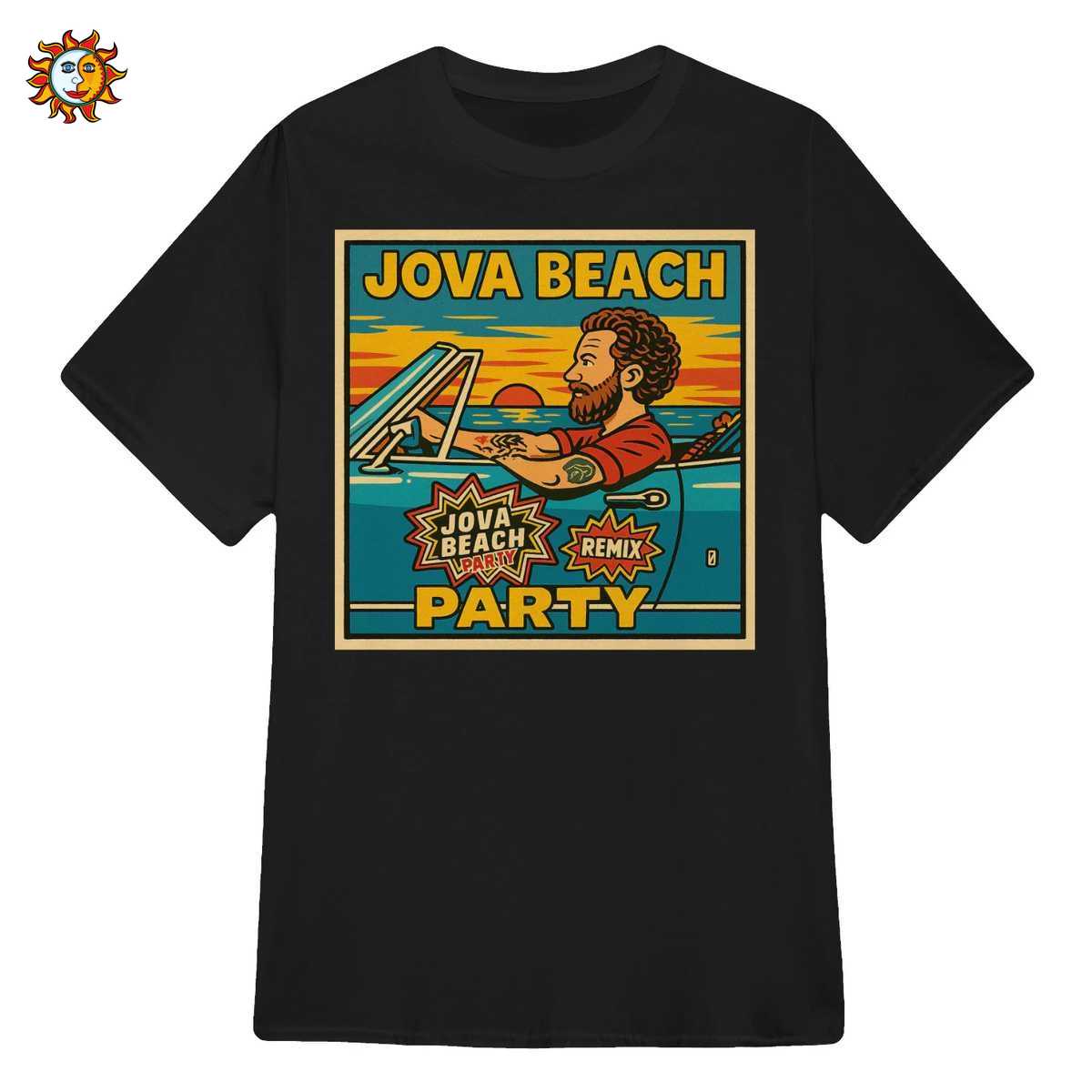 T-Shirt Jovanotti Jova Beach Party: Maglietta Stile Retrò Anni 80 1 T-Shirt Jovanotti Jova Beach Party: Maglietta Stile Retrò Anni 80
