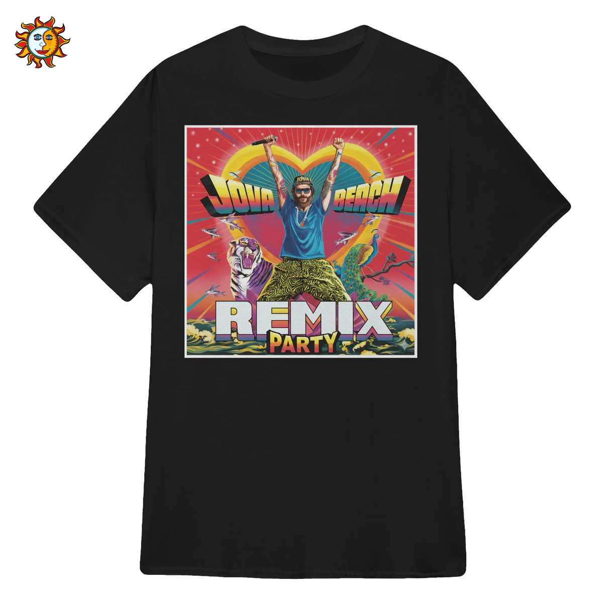 Maglietta Jovanotti Jova Beach Remix Party | T-Shirt Stile Fumetto Retrò 1 Maglietta Jovanotti Jova Beach Remix Party | Stile Fumetto Vintage