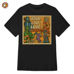 T-shirt Jovanotti "Jova Live Love": Maglietta Ufficiale Tour Pala Jova 2025