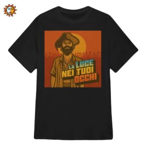 Maglietta Jovanotti 'La Luce Nei Tuoi Occhi' | T-Shirt Vintage del Jova