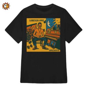 T-Shirt Jovanotti Lorenzo 1992: Maglietta Stile Fumetto Vintage Anni 90