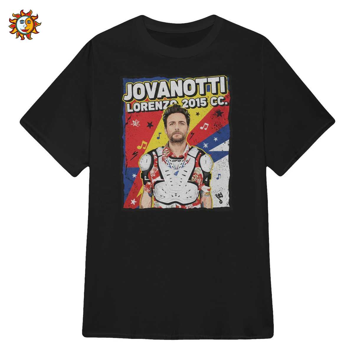 T-shirt Jovanotti Lorenzo 2015 CC | Maglietta Concerto Vintage Jova 1 Maglietta Jovanotti Lorenzo 2015 CC | T-Shirt Stile Retrò del Tour