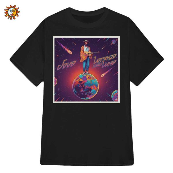Maglietta Jovanotti 'Lorenzo Sulla Luna' | T-shirt Fan Art Stile Fumetto Retrò