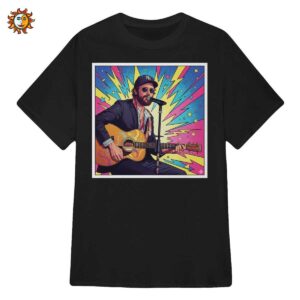 T-shirt Jovanotti Stile Fumetto Retrò | Maglietta Musica Italiana per Fan