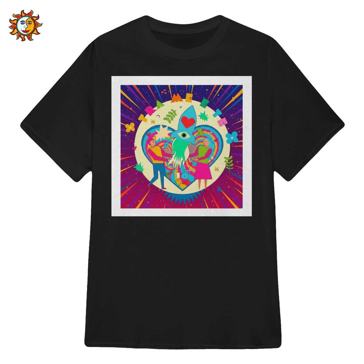 T-Shirt Jovanotti 'Tra Me E Te' Stile Retrò | Maglietta Psichedelica Anni '70 1 T-Shirt Jovanotti 'Tra Me E Te' Stile Retrò | Maglietta Psichedelica Anni '70
