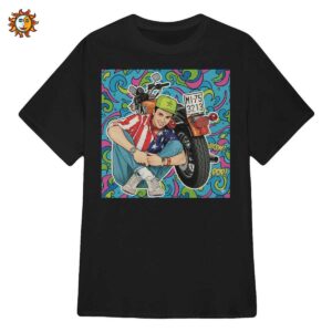 T-Shirt Jovanotti La Mia Moto: Stile Fumetto Retro Anni 80