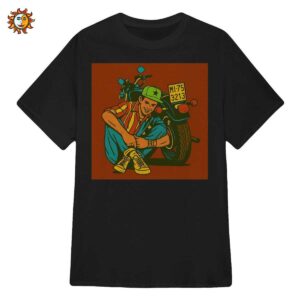 T-shirt Jovanotti La Mia Moto: Maglietta Vintage Uomo Stile Anni 90