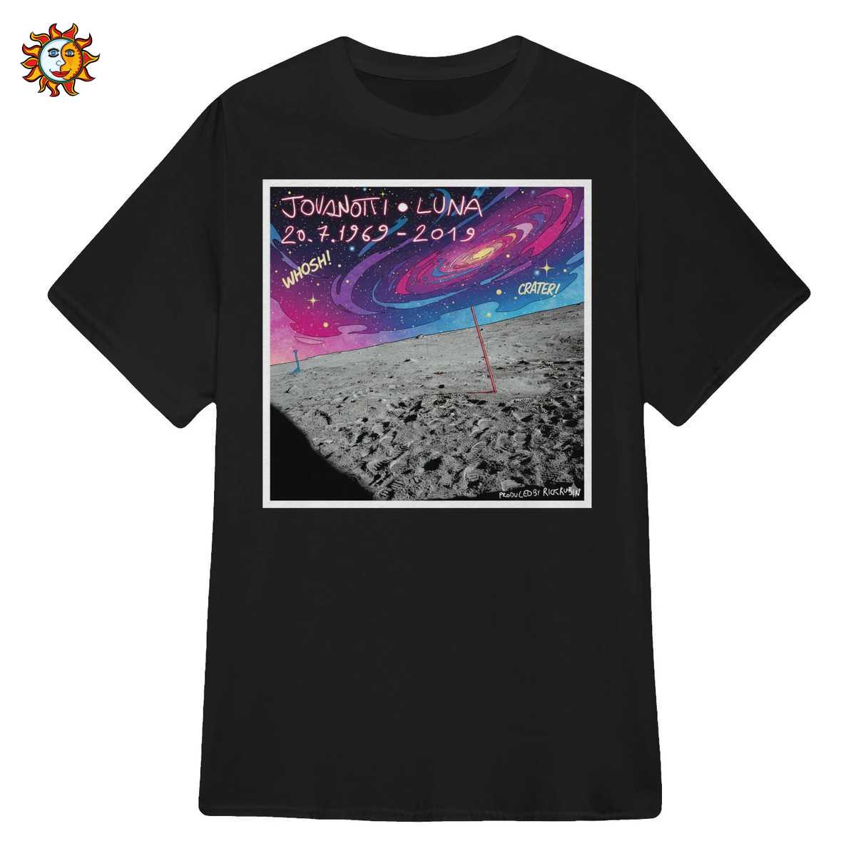 T-Shirt Jovanotti Luna | Maglietta Ufficiale Stile Fumetto Retrò 1969 1 T-Shirt Jovanotti Luna | Maglietta Ufficiale Stile Fumetto Retrò 1969