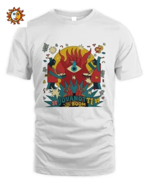 Maglietta Jovanotti Arte Psichedelica Musica Retro Il Boom Unisex Standard T-Shirt