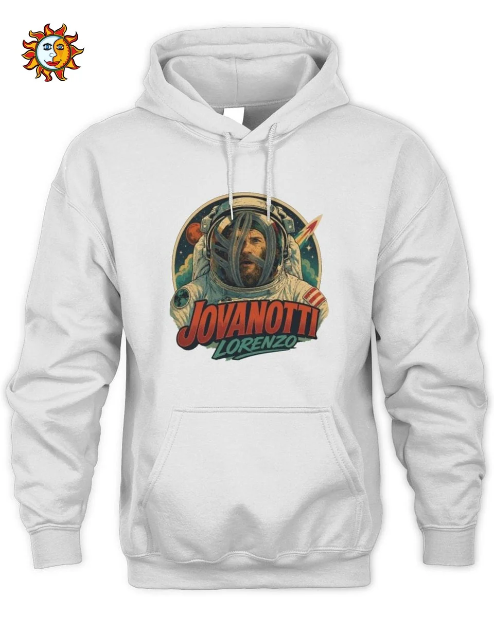 Jovanotti T-Shirt Astronauta Nello Spazio Grafica Vintage 2 Felpa Jovanotti Astronauta Nello Spazio Grafica Vintage Unisex Hoodie