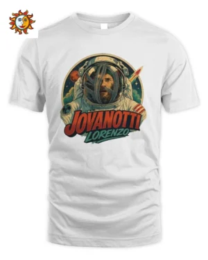 Maglietta Jovanotti Astronauta Nello Spazio Grafica Vintage Unisex Standard T-Shirt