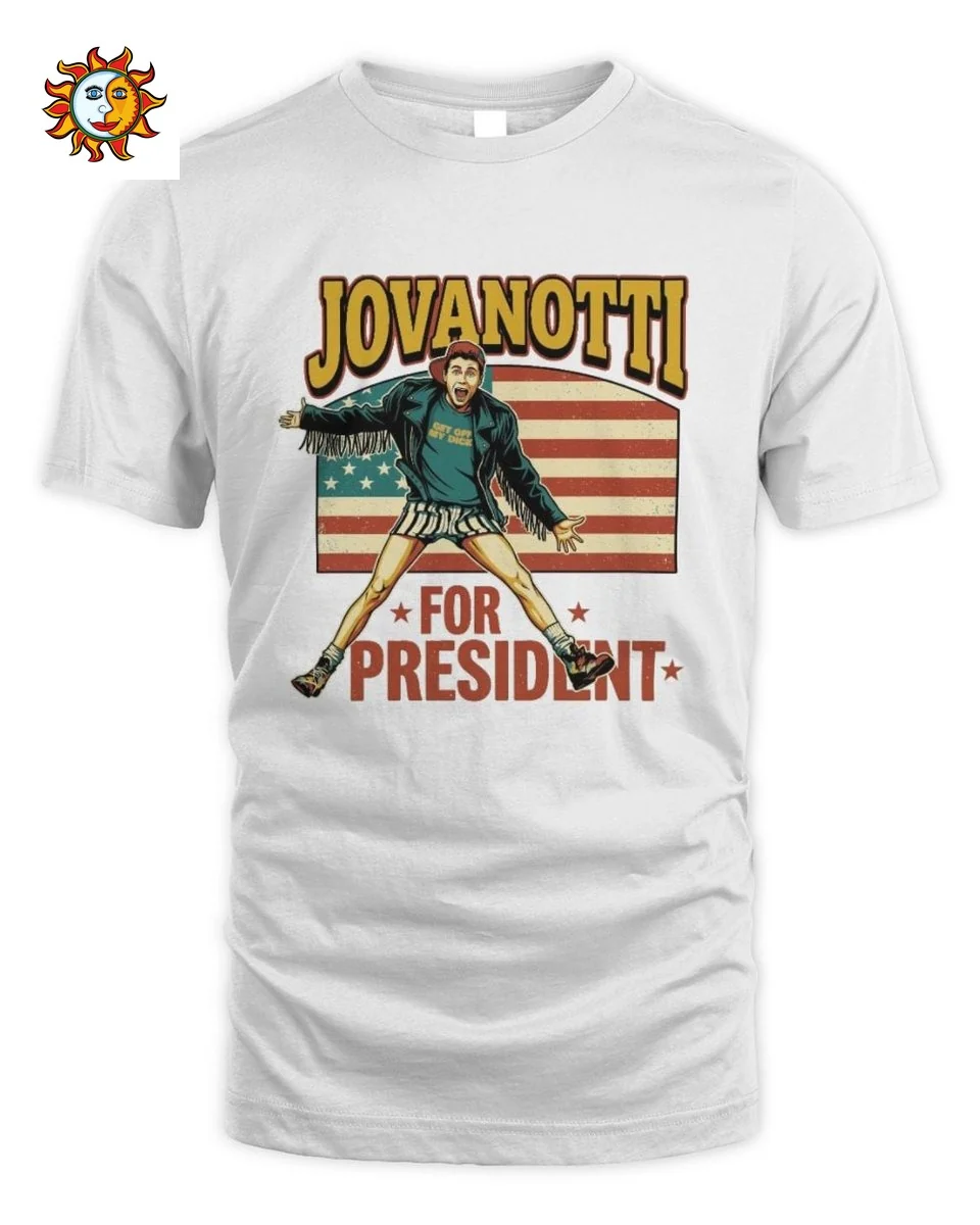 Jovanotti T-Shirt Candidato Presidente Stile Politico Ironico 1 Maglietta Jovanotti Candidato Presidente Stile Politico Ironico Unisex Standard T-Shirt