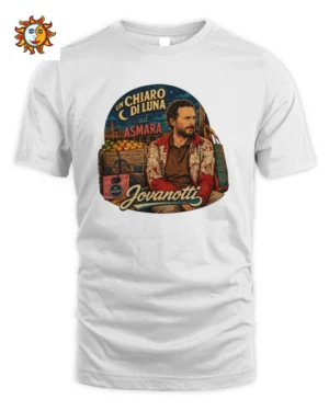 Maglietta Jovanotti Cantante Con Frutta E Chitarra Vintage Unisex Standard T-Shirt