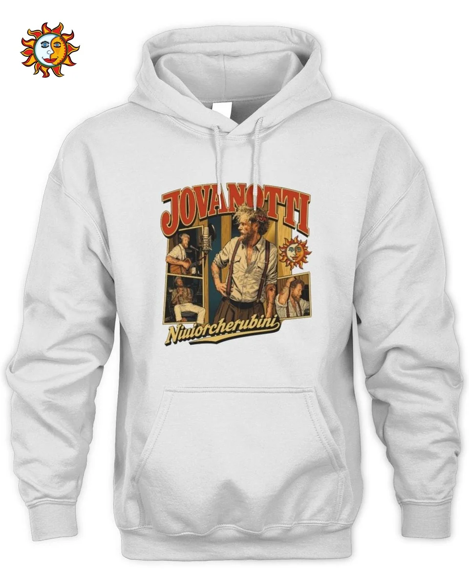Jovanotti T-Shirt Cantante Newyorkese Stile Vintage Streetwear 2 Felpa Jovanotti Cantante Newyorkese Stile Vintage Jovanotti Unisex Hoodie