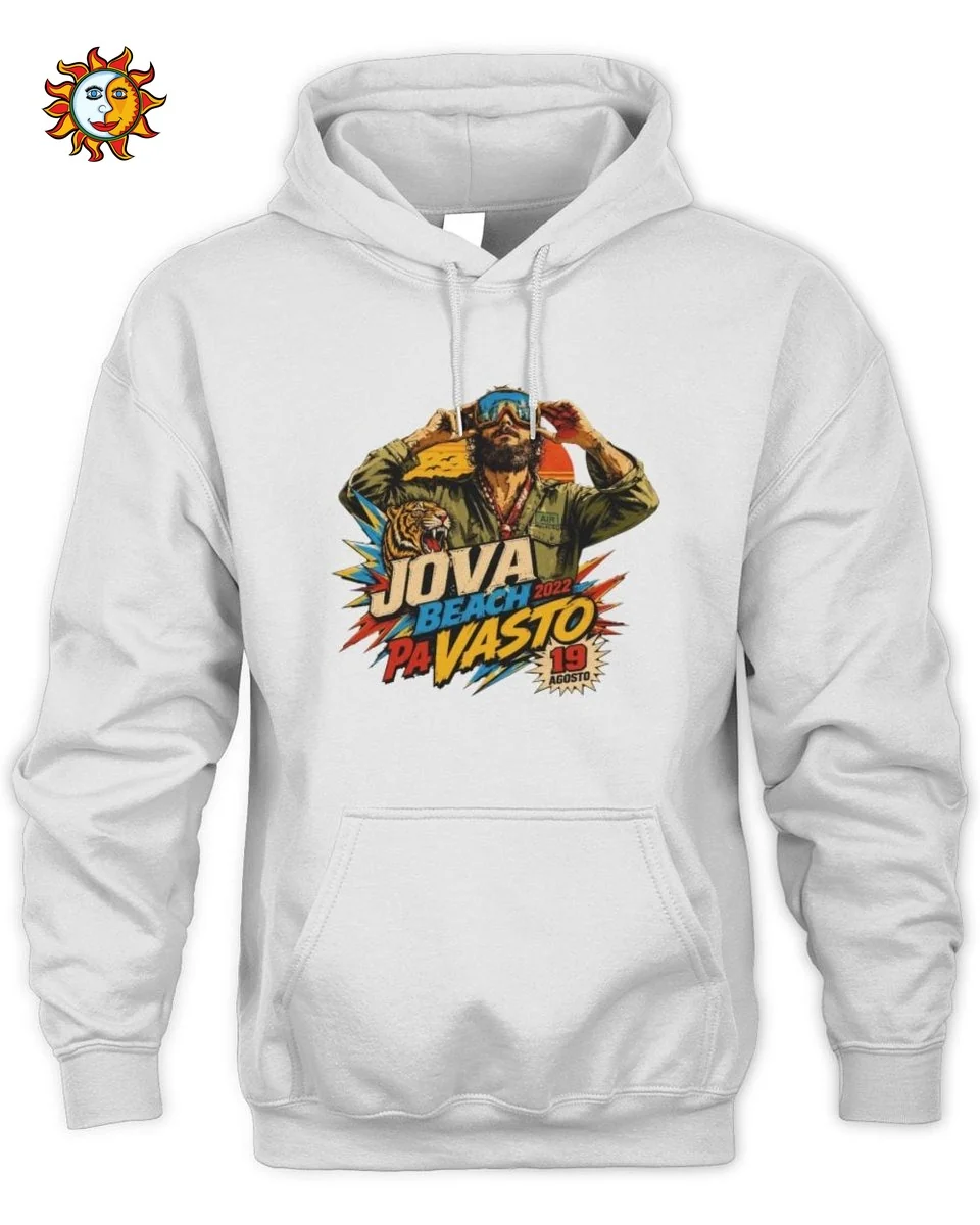 Jovanotti T-Shirt Festival Musicale Estivo Tigre Grafica Vin 2 Felpa Jovanotti Festival Musicale Estivo Tigre Grafica Unisex Hoodie