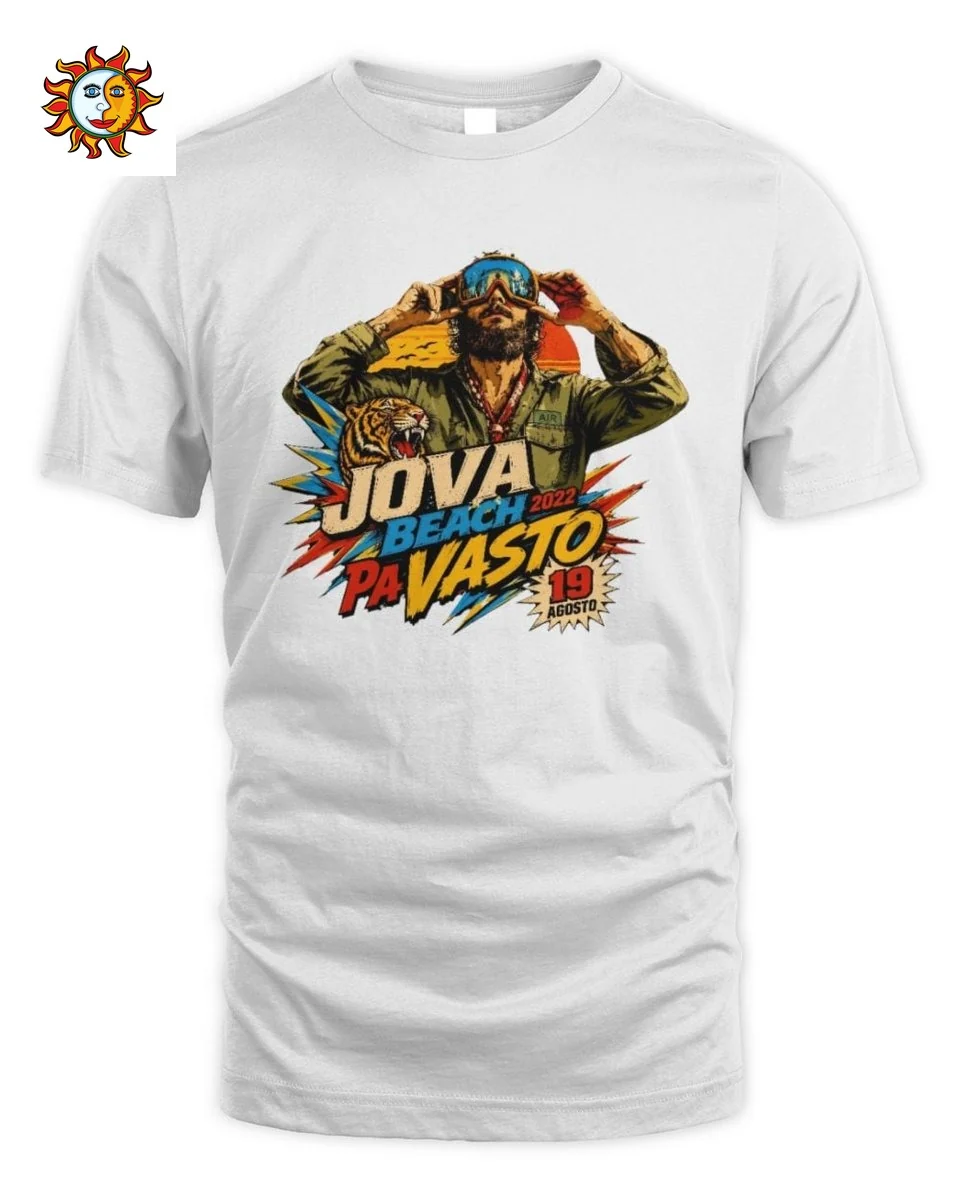 Jovanotti T-Shirt Festival Musicale Estivo Tigre Grafica Vin 1 Maglietta Jovanotti Festival Musicale Estivo Tigre Grafica Unisex Standard T-Shirt
