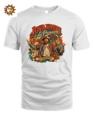 Maglietta Jovanotti La Primavera Cantante Con Fiori Vintage Jovanotti Unisex Standard T-Shirt