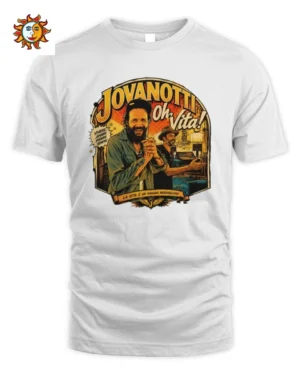 Maglietta Jovanotti Oh Vita Illustrazione A Fumetti Retro Jovanotti Unisex Standard T-Shirt