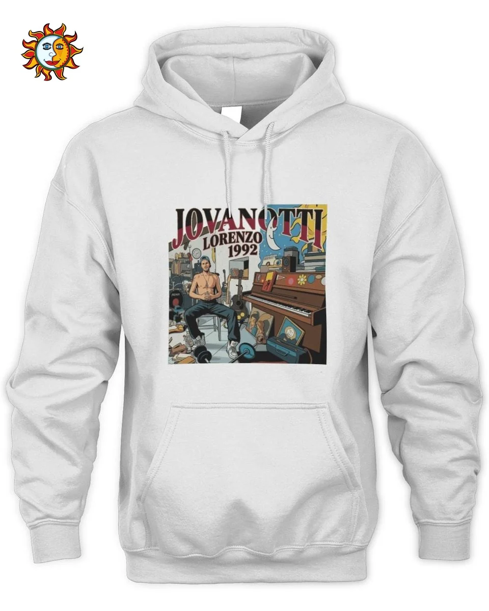Jovanotti T-Shirt Pianista Nella Stanza Della Musica Retro V 2 Felpa Jovanotti Pianista Nella Stanza Della Musica Retro Unisex Hoodie