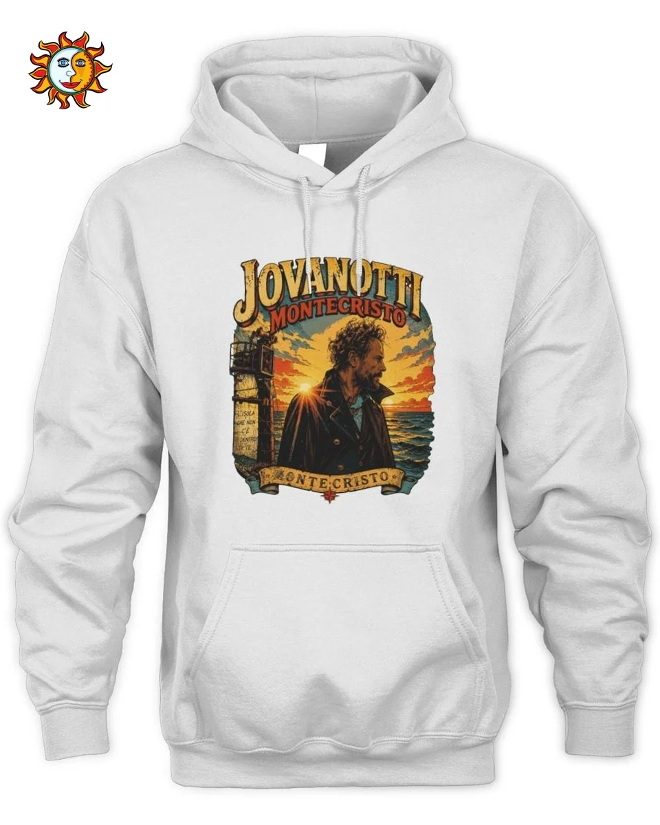 Jovanotti T-Shirt Tramonto Sull Isola Grafica Retro Vintage 2 Felpa Jovanotti Tramonto Sull Isola Grafica Retro Jovanotti Unisex Hoodie