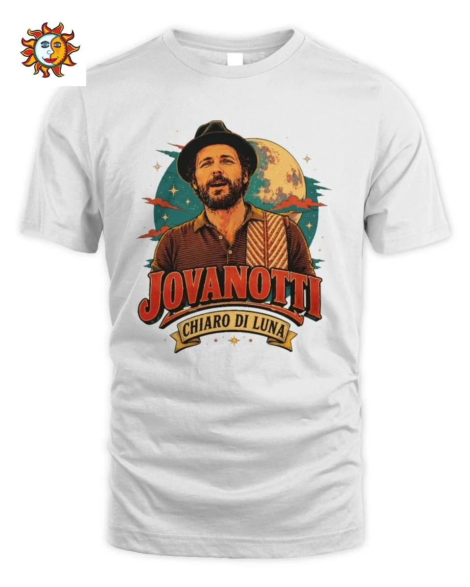 Jovanotti T-Shirt Uomo Al Chiaro Di Luna Grafica Musicale Vi 1 Maglietta Jovanotti Uomo Al Chiaro Di Luna Grafica Musicale Jovanotti Unisex Standard T-Shirt