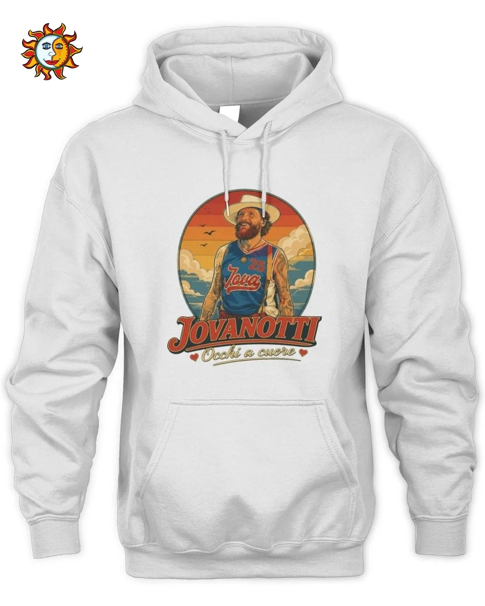 Jovanotti T-Shirt Uomo Innamorato Con Cuori Arte Retro Vinta 2 Felpa Jovanotti Uomo Innamorato Con Cuori Arte Retro Jovanotti Unisex Hoodie